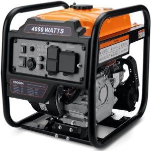 Power Equipment 4000 Watts Inverter Generator - Gas Powered, Portable Low Noise Generator with ECO Mode & Inverter Techn