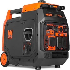 WEN 4800-Watt Portable Inverter Generator | Quiet & Lightweight | RV-Ready | Fuel Shut Off | Model 56477i